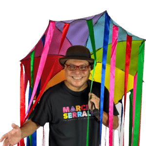 Guarda Chuva de Fitas